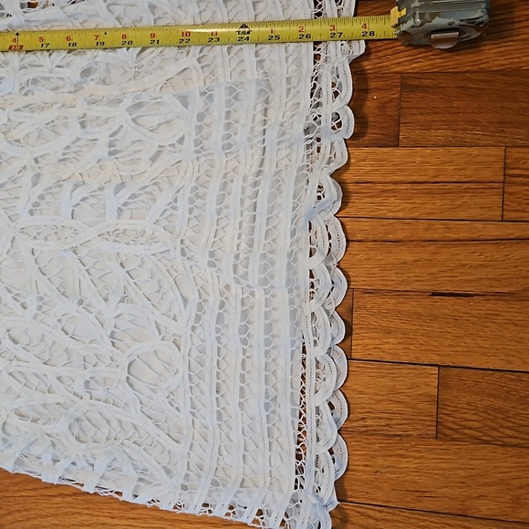 NWT INC Lace Dress (Bright White) - Picture 8 of 9